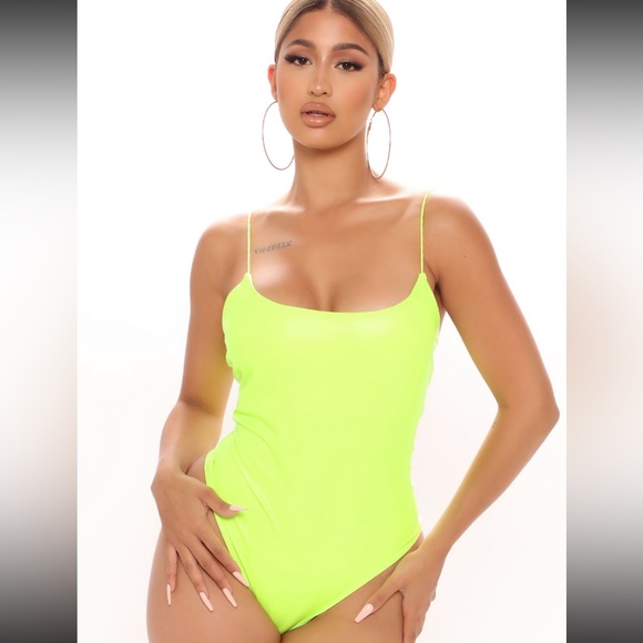 Fashion Nova Tops - New W Tag - Fashionnova Leather Bodysuit S